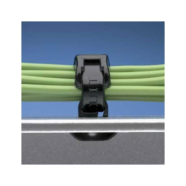Cable Mount, Pushbutton, Gry, PK1000